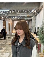 カシェル(cashel kishaba)&nbsp;ブリーチなしダブルカラーで作るベージュ☆ミ