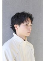 スリーマーク(THREE mark)&nbsp;マッシュ短髪ツーブロックモテる束感モテ髪イケメン黒髪ビジネス