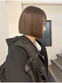大平/切りっぱなしミニボブ前下がりストレート吉祥寺20代30代
