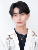 ハバナ 新宿(HAVANA)&nbsp;無造作ヘア/黒髪/ソフトツーブロック/センターパート