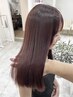【地毛風ストレート】縮毛矯正(カット込)＋潤いトリートメント16500円
