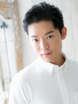 トニーアンドガイ メン 与野駅前店(TONI&GUY MEN) アップバングツーブロック短髪メンズカットj与野