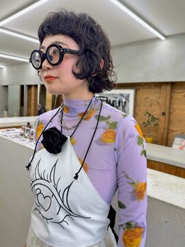 トゥコ(tuco) ミニボブレイヤー 柔らかパーマ ドライパーマ 抜け感パーマ