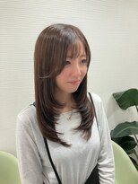 ヒョンミョン ライズバイレボ 取手店(hyon myon/RISE by REVO)&nbsp;レイヤーカット/ラベンダーベージュ【取手/取手駅】