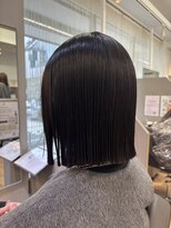 ジエクト ヴィシア(The Ect VIXIA) タッセルボブ ヘイリーボブ 縮毛矯正 ストレート ボブ大阪