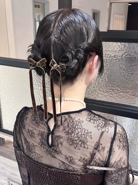 ジャストビューティマカロン 上大岡(Just Beauty macaron) 【mio】タイトアレンジ/お呼ばれヘア/パーティーヘア