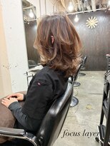 フォーカス(focus)&nbsp;30代40代50代レイヤーカットカーテンバングバタフライレイヤー