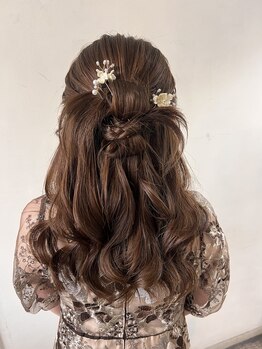 セットサロン カリーナ(carina)の写真/[心斎橋/難波]9：00～12:00 ◆ヘアセット￥2600えん☆ 結婚式　イベントにぴったり