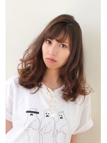 モッズ ヘア 京都店(mod's hair)&nbsp;甘辛ミディアムスタイル