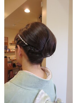 メルシーフォーヘア(Merci for hair) 編み込みローポイントアップ