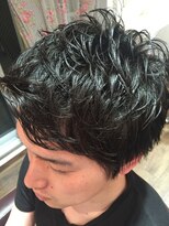 パティオンツー(PATIONN2)&nbsp;束感黒髪ショートネープラフカールムービングマッシュショート