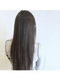 ロングストレート×マットベージュ【沼津/沼津駅】