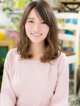 カバーヘア イヴ 戸頭店(COVER HAIR EVE) *EVE戸頭*グラデーションカラー×くせ毛風ウェーブb