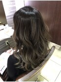 冬もパープルMIXグレー
