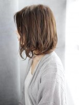 ウル 吉祥寺(ulu)&nbsp;かきあげバングのキレイめカールスタイル