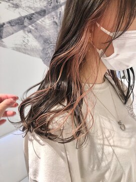 ディーナ(D'na) 【D’na×古屋】やわらかピンクベージュイヤリングカラー