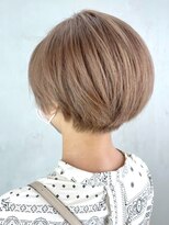 アイティーバイアルバム 八王子店(IT by ALBUM)&nbsp;ショートベージュ_マッシュショートフェザーバング_ba345661