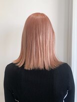 ロカ 表参道(loka)&nbsp;ピンクベージュ/セミディ[表参道/髪質改善/ハイライト]