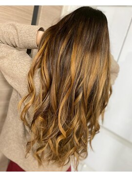 ヘアーアンドメイクアップ ケー インターナショナル 神楽坂(Ke' International) [神楽坂]バレイヤージュカラー