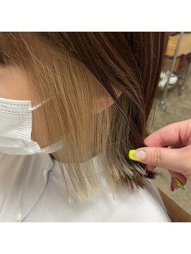 スクリバイタヒエ(SUKURI by tahie) #ペールベージュ　#外ハネボブ