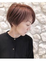 モアナバイヘッドライト 小田原店(Moana by HEADLIGHT)&nbsp;Moana【小田原】#エアリーショート#ピンクベージュ#髪質改善