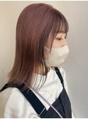 ピンク×ブラックインナーカラー