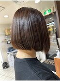 高濃度水素ストレートレディース首元スッキリボブスタイル