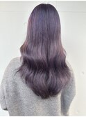 ラベンダーカラー/ダブルカラー/レイヤーカット/ケアブリーチ