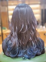 レン(Re:N)&nbsp;ロング×裾カラー×ブルー