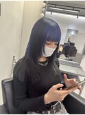 ブリーチデザインカラー ブルー 青