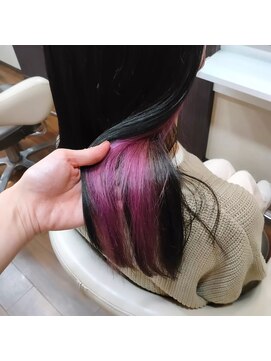 ヘア リープ(hair leibz.co) ピンクバイオレットカラー30代/40代/50代
