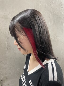 ロイジー(roijir) 表参道 roijir × インナーカラー × レッド