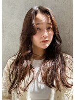 レジュアル(RESSUAL)&nbsp;アンブレラカラーこなれミディイメチェンウェーブパーマ前髪