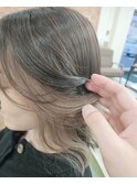 イヤリングカラー　ミルクティーベージュ
