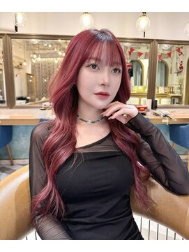 ロンドアベニール 北千住(Lond avenir) レイヤーカット/レイヤー/韓国/顔周り/前髪パーマ/北千住/北千住