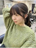 韓国レイヤー/韓国風/ボブ/髪質改善/黒髪/ブリーチなし〔池袋〕