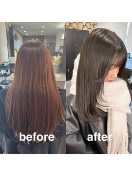 ガルボヘアー 桟橋店(garbo hair) 高知 艶髪 大人可愛い 韓国風 20代30代40代