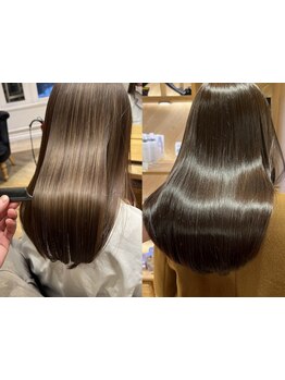 【韓国顔周りカット＋透明感カラー￥9,900】高い技術×知識の縮毛矯正!気になるクセ・うねりのお悩みを解消