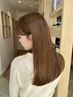【ポイント矯正】顔まわりストレート+カット+うる艶フローディアTR【大宮】