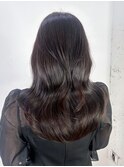くびれヘア美髪韓国ヘア顔周りレイヤーロング_ba549581