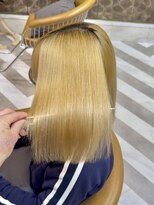 ロンドアベニール 北千住(Lond avenir)&nbsp;ブリーチなしチェリーブラウン髪質改善縮毛矯正酸性ストレート