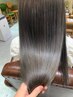 白髪ぼかしカラー+yoke.式髪質改善LIGHTトリートメント+CUT+マイクロバブル