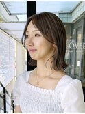 ボブ　伸ばしかけボブ　京都美容室　進詩織
