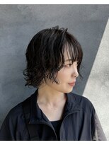 フリー(FREEY)&nbsp;ミニボブ　パーマスタイル