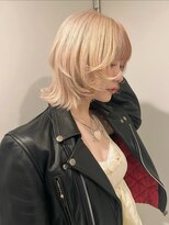 ペレ アネックス 大阪梅田茶屋町店(PELE ANNEX)&nbsp;くびれヘア/アプリコットオレンジ/夏のヘアアレンジ/梅田