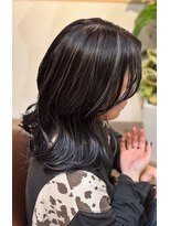 桃の木 ヘアー(桃の木 hair)&nbsp;細ハイライトで作るコントラストハイライト