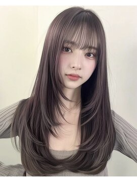 hum 立川【ハム】髪質改善・酸性ストレート・縮毛矯正 ココアベージュ/オリーブグレー/小顔/黒髪[立川/髪質改善]