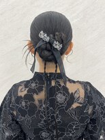 プルクラギンザ(PulchraGINZA)&nbsp;カチモリ/韓国/ベロアリボン/結婚式/ヘアセット