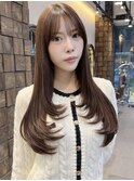 ☆ダークアッシュ似合わせカットミディアムレイヤーカット