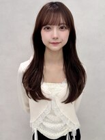 アッシュ 新杉田店(Ash) 新杉田レイヤーカット韓国ダブルカラー顔周り前髪カットボブ